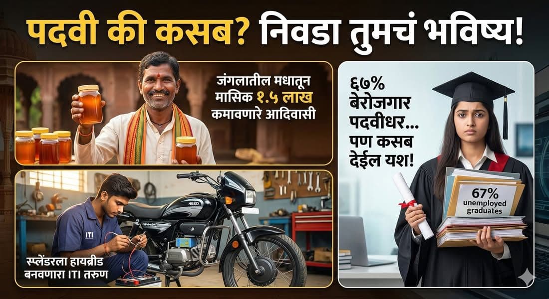 डिग्री मोठी की कसब? भारताला पुन्हा 'सोने की चिडिया' बनवायचं असेल तर हे वाचायलाच हवं!